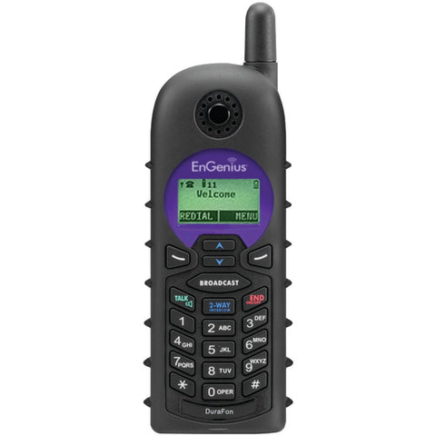 EnGenius Technologies DURAFON-SIP-HC 900 Mhz Radio Frequency, 1-Handset Landline Telephone, Black