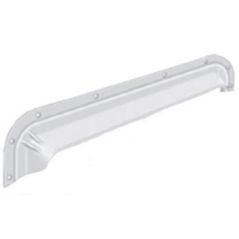 Grace (303200 32" Mill-Finish Aluminum Drip Cap , white