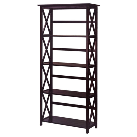 Oakestry Modern Shelf Bookcase Multi Tier Storage Organizer Wooden Bookshelf Open Display Rack Home Office Living Room Bedroom Space Saving Decorative Furniture Vertical Design Functional Accent