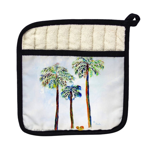 Betsy Drake PT1106 Three Palms Pot Holder