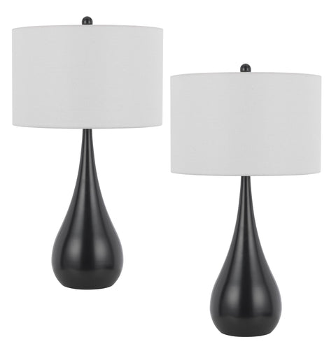 Cal 150W 3 Way Diego Metal Table lamp. Sold in Pairs