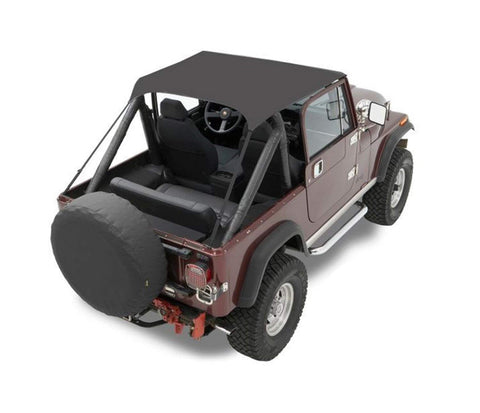 Bestop Traditional Bikini - Jeep '76-86 CJ7 / '81-85 Scrambler CJ8 / '87-91 Wrangler YJ (Tan)