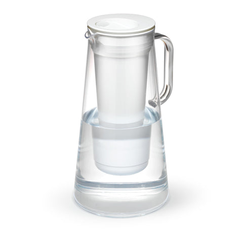 LifeStraw Home – Water Filter Pitcher, 7-Cup, White, BPA Free Designed for Everyday Protection Against Bacteria, parasites, microplastics, Lead, Mercury, PFAS, and a Variety of Chemicals