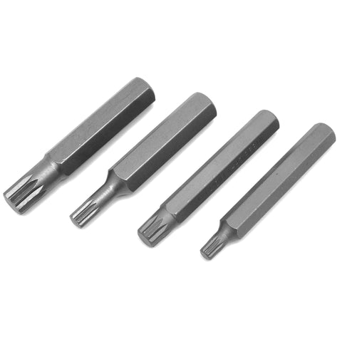 Performance Tool W1395 Heat Treated Alloy Steel 1/2-Inch Hex Drive Shaft Metric Socket Set, Sizes 6mm, 8mm, 10mm & 12mm