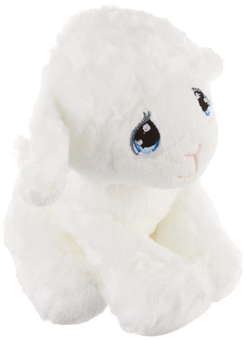 Aurora® Adorable Precious Moments™ Luffie Lamb Stuffed Animal - Heartwarming Toy for Comforting Children - for Sentimental Gifts, Birthdays, and Adults - White 7.5 Inches