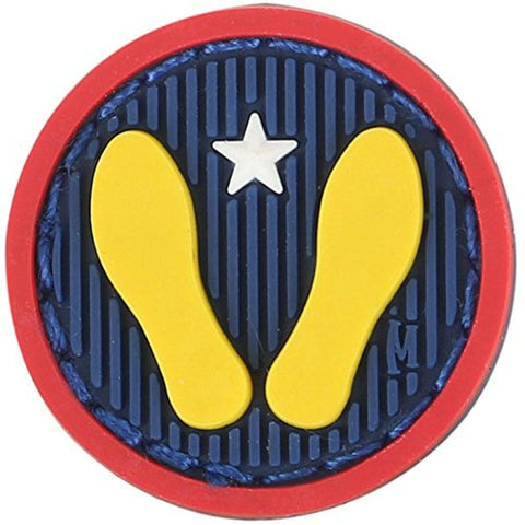 MAXPEDITION Yellow Footprints 1" x 1" (Full Color)