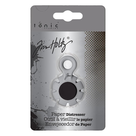 TONIC STUDIOS Tim Holtz Paper Distressing Tool - Scrapbook Supplies for Cardstock and Creating Rough Torn Edges - Distresser with 7 Recessed Blades