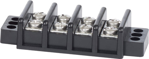Blue Sea Systems 2504 4 Circuit Terminal Block, 30A