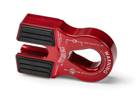 Factor 55 Flat Splicer Low-Profile Design for Synthetic Rope, Fits Synthetic Rope up to 1/2" - Red