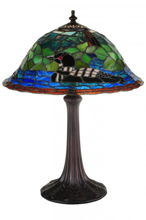Meyda Tiffany 139968 Loon Table Lamps, 18.75" Height