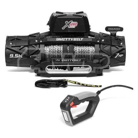 Smittybilt XRC Gen 3 9,500lb Comp Winch with Synthetic Rope - SB98695
