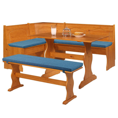 Linon Chelsea Nook Vintage Blue Cushion Set 0