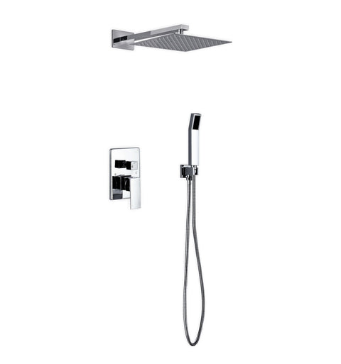 Aqua Piazza Diverter Complete Shower System with Lever Handle