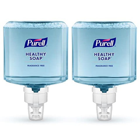 PURELL Brand HEALTHY SOAP Gentle and Free Foam, Fragrance Free, 1200 mL Refill for PURELL ES8 Automatic Soap Dispenser (Pack of 2) - 7772-02 - Manufactured by GOJO, Inc.