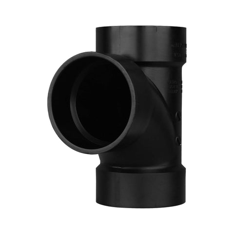 CHARLOTTE PIPE 4 DWV Sanitary TEE All HUB DWV (Drain, Waste and Vent) (1 Unit Piece)
