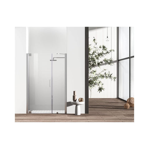 Elegant Kitchen and Bath Carson 48x72 Aluminum Shower Door in Chrome