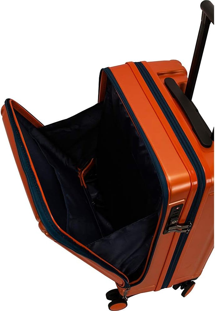 Rockland Tokyo Hardside Laptop Spinner Luggage, Orange, Carry-On 19-Inch