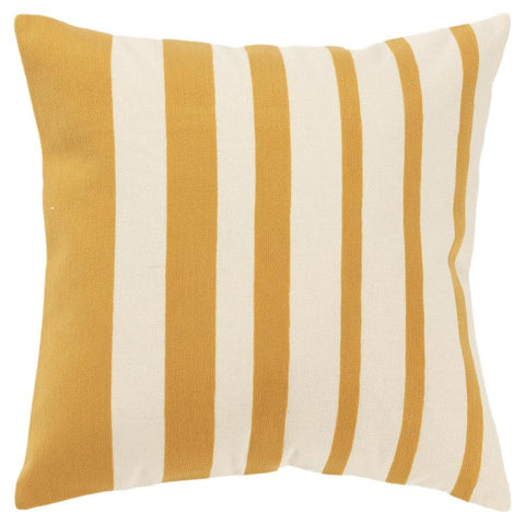 Rizzy Home DSFabricsCES Cotton Striped Throw Pillow, 20' x 20', Modern Home Decor
