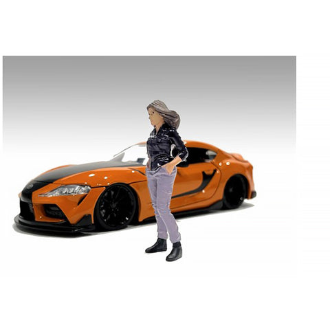 American Diorama Car Meet 3" Figurine 5 for 1/24 Scale Models