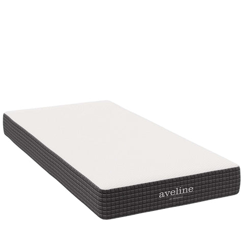 Modway Aveline 8” Gel Infused Memory Mattress with CertiPUR-US Certified Foam Twin Mattress