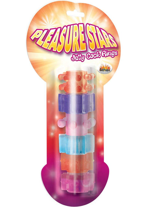 Hott Products Pleasure Star Penis Rings