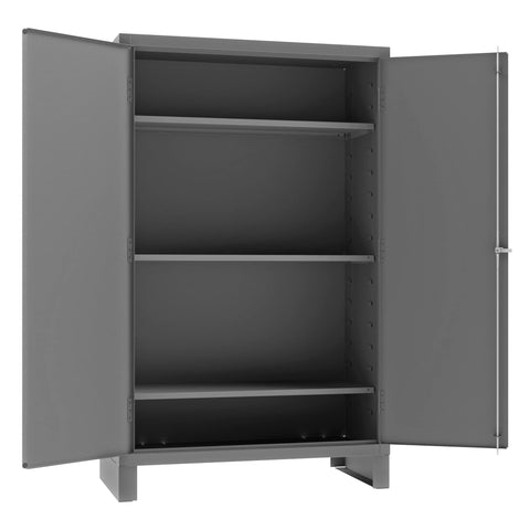 Durham Welded 14 Gauge Steel Heavy Duty Cabinet, JC-482478-3S-95, 700 lbs Capacity, 24" Length x 48" Width x 78" Height, 3 Shelves