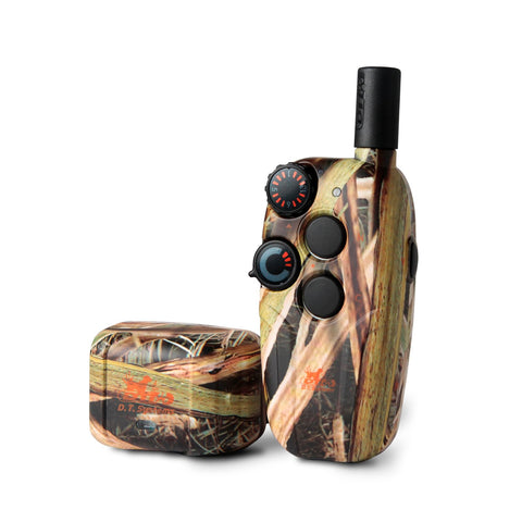 DT Systems Master Retriever 1100 Waterproof 7-22" Adjustable Lightweight Rechargeable Electronic Dog Training Camo E-Collar, 1100-Yard Range, 16 Stimulation Levels, Vibration Assist
