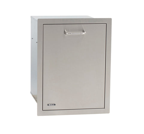 Bull Slim 10 Gallon Pull-Out Trash Drawer with Trash Can, 16.5x27-Inches (56941)