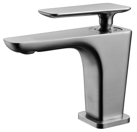 ALFI brand AB1779-BN Single Hole Modern Bathroom Faucet, Brushed Nickel