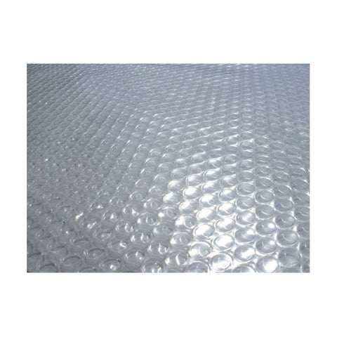 Blue Wave 12-ft x 24 Feet Oval Solar Blanket – 12 Mil Pool Cover with Thermal Bubbles to Retain Heat & Reduce Evaporation – Fade-Resistant Solar Cover for Inground Pools – Clear