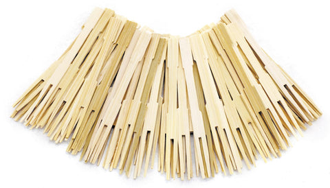 Norpro Bamboo Party Forks, 72 Pieces , 3.5 Inch