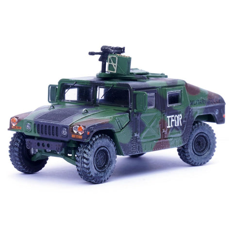 Panzerkampf | 1:64 Scale Model Military Diecast | U.S. 4×4 Utility Vehicle with Grenade Launcher, 65th Co., 519th MP Bn, IFOR HQ ARRC Forward, Brcko, Bosnia, Summer 1996 | Model 12500AD