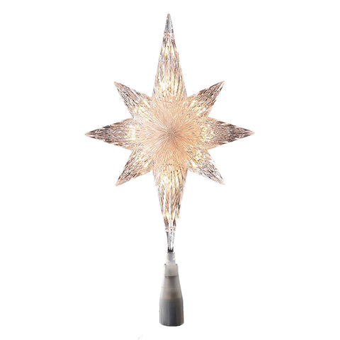 Kurt S. Adler UL1941C 10 Light Indoor 11-Inch Bethlehem Star Treetop