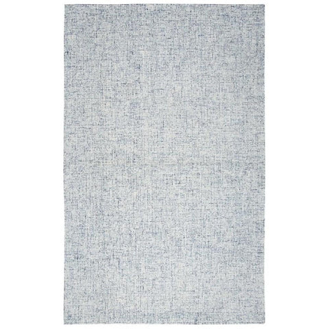 Rizzy Home Alora Decor London 3' x 5' Solid Blue/Gray/Rust/Blue Hand-Tufted Area Rug