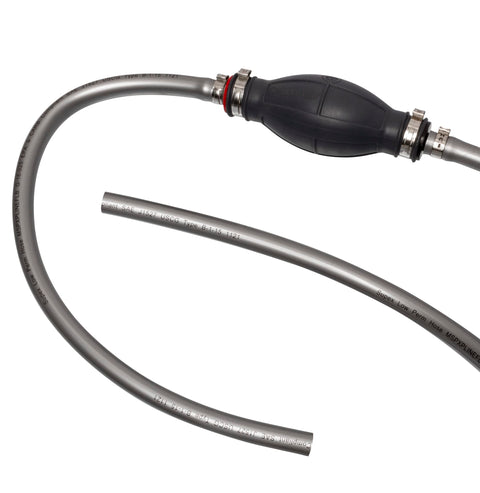 Scepter Marine Outboard Boat Motor Fuel Line Kit, Includes 7-Foot, 3/8 Inch Inner Diameter Fuel Line Hose, EPA/CARB Compliant Primer Bulb, and Connectors, Unviersal Fit (08312)