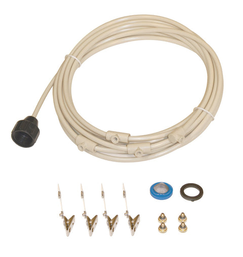 SPT SM-1404: 1/4" Misting Cooling Kit with 4 Nozzles (Made in USA)
