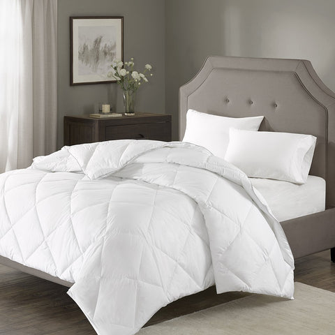 MADISON PARK SIGNATURE MPS10-100 1000TC Cotton Blend Down Alternative Comforter Full/Queen White