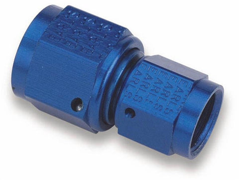 Earl's 915186ERL Straight -8 AN to -6 AN Female Swivel Coupling