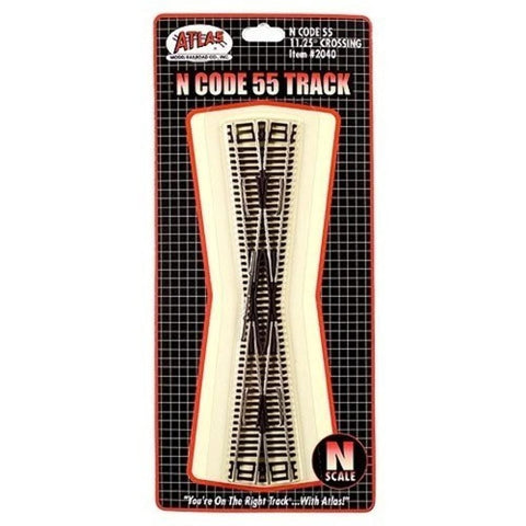 Code 55 Crossing N 11.25 degree Atlas Trains