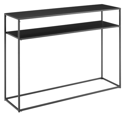 Braxton Entryway Console Table Matte Black