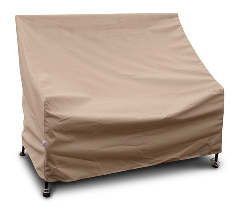 KoverRoos Weathermax 44204 5-Feet Bench/Glider Cover, 75-Inch Width by 28-Inch Diameter by 37-Inch Height, Toast