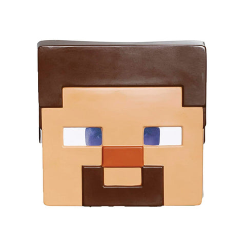 Disguise Men's Minecraft Steve Adult Mask, -Brown, One Size Adult