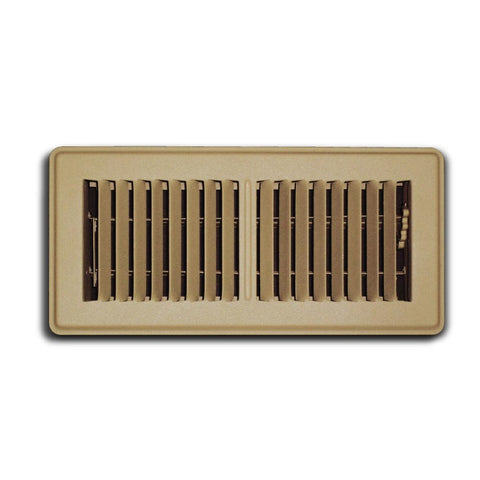 Truaire C150MB 06X12(Duct Opening Measurements) Supply Grille Floor Register, 6-Inch x 12-Inch, Brown-Powder Coated