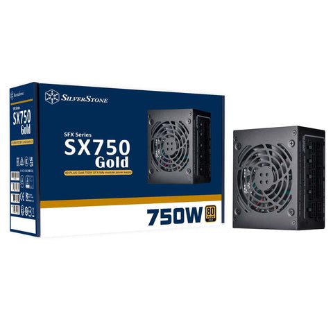 Silverstone Technology SX750 Gold 80 Plus Gold 750W SFX Fully Modular Power Supply SX750-G