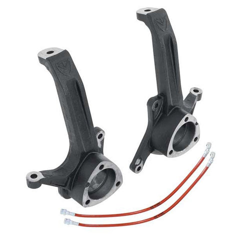 Maxtrac Suspension 702235 2Wd Lift Spindles W/ Extended Brake Lines Dot Aprov.