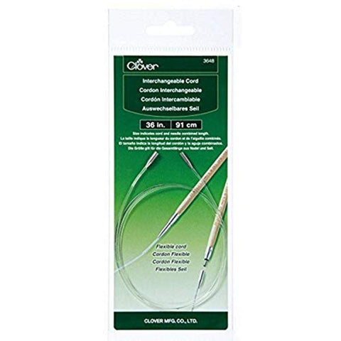 Clover Needlecraft Clover 3648 Needlecraft Interchangeable Cord, 36"