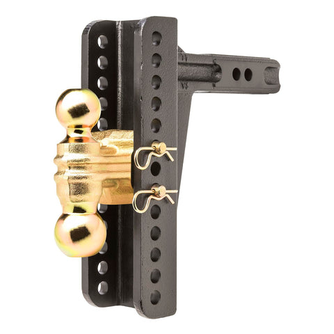 HUSKY TOWING 33255 SHANK 10 DROP, Ball Mount; Fits 2 Inch Receiver; Channel Mount; 14000 Pound Capacity; 10-1/8 Inch Drop; 2 Inch Ball Rated At 10000 Pounds/ 2-5/16 Inch Ball Rated At 14000 Pounds;