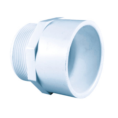 Charlotte Pipe 1-1/2 in. Slip x 1-1/2 in. Dia. MPT Pipe Adapter