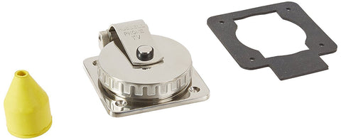 Hubbell HBLPHTVSS Marine Hull Inlet, Phone and TV, Stainless Steel