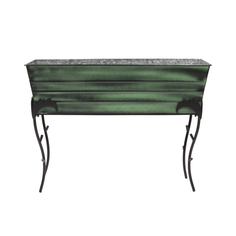 Achla Designs 36" Green Flower Box with Flora Stand, 25-in H